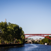 Klaipeda. Bridges.