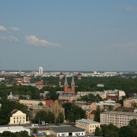 Riga seen from above.