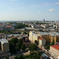 A glimpse of Riga from above.