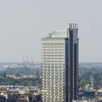 A tall building in Riga.