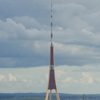 Cloudy sky, Riga.