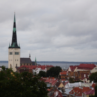 Tallinn - a city with a steeple.