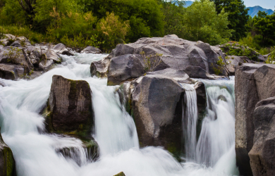 Waterfall On Alcantara River
