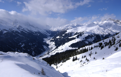 Austrian Alps Mountain.