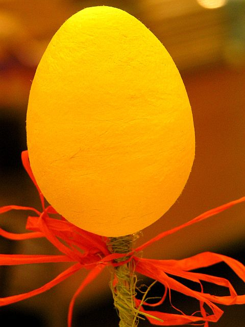 Yellow Egg For Easter Via @Atisgailis